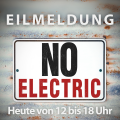 EILMELDUNG: Stromabschaltung heute zwischen 12:00 und 18:00 Uhr